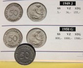 mince německo3 50 pfennig 1950g